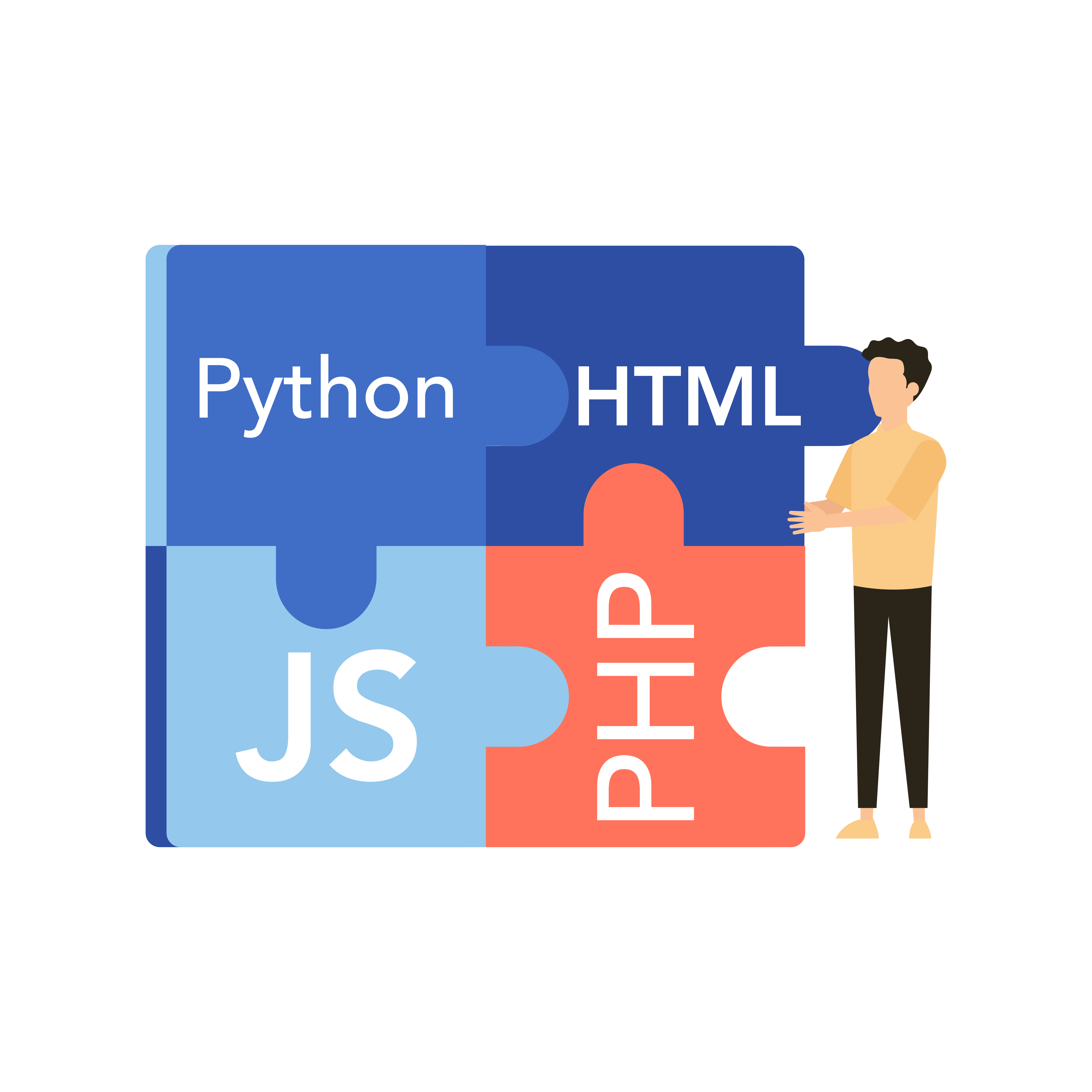 Programming Languages: Python, Java, C#, JavaScript
